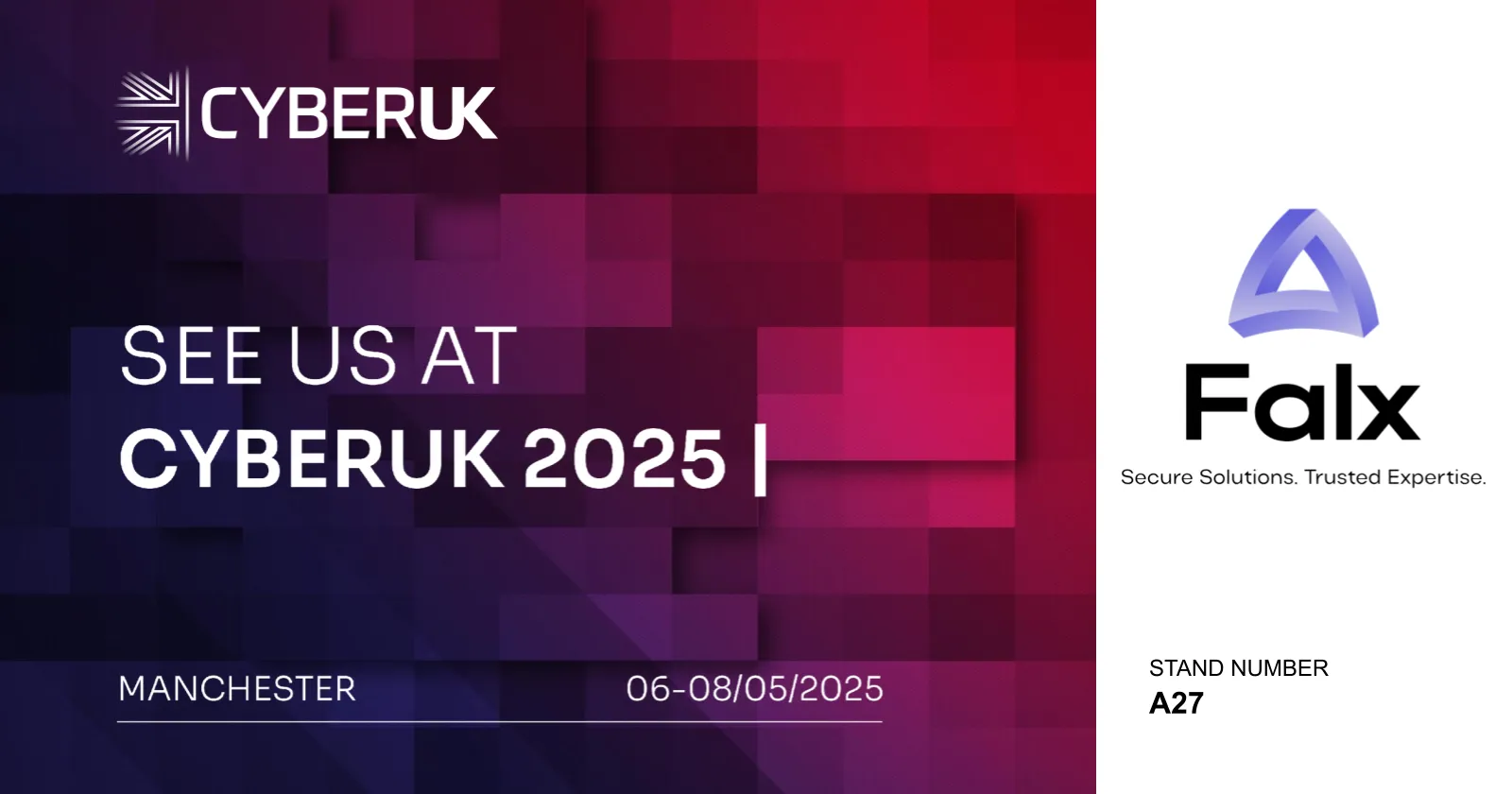 Cover for Falx to Attend CYBERUK 2025 in Manchester