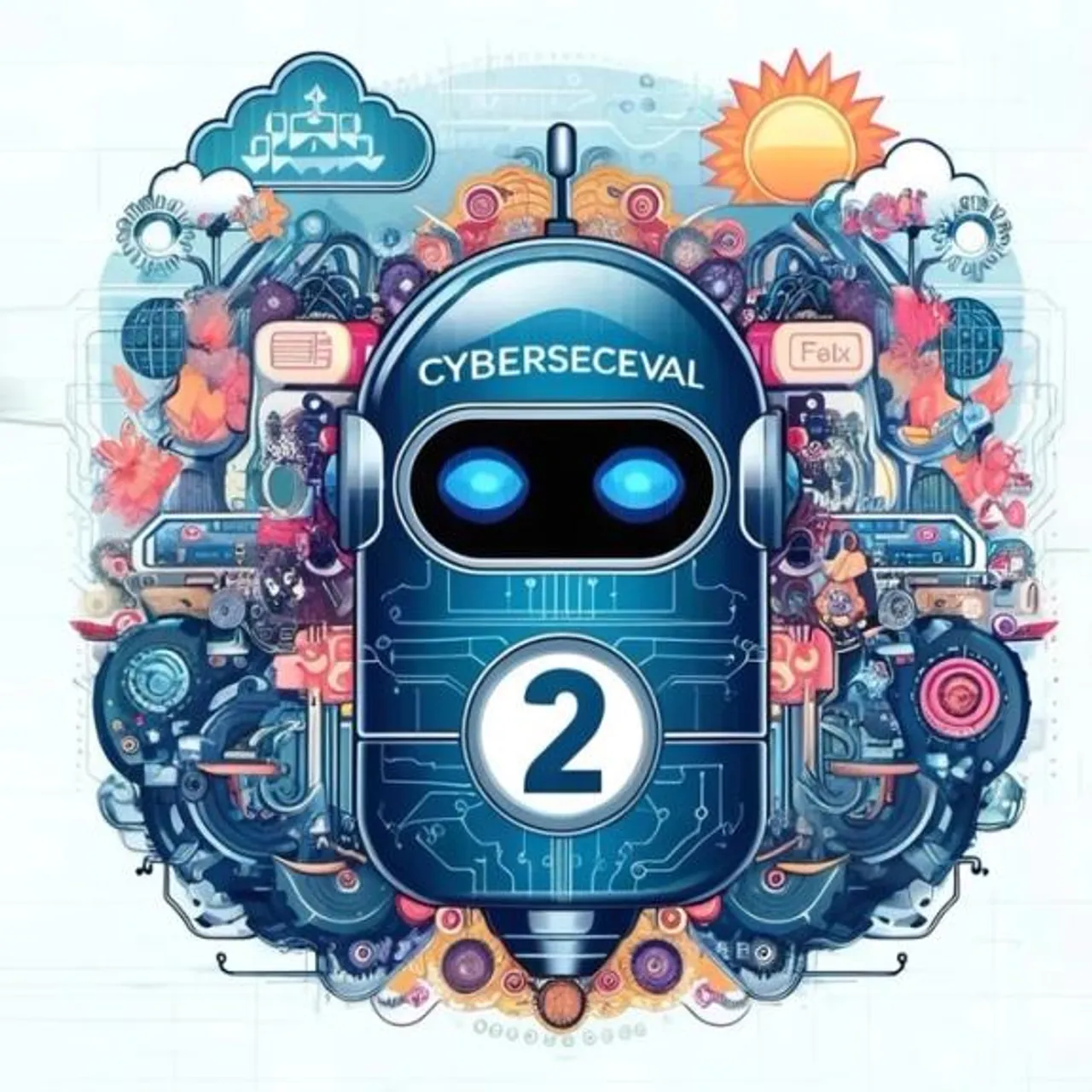 Cover for CyberSecEval 2 for LLM security assessments
