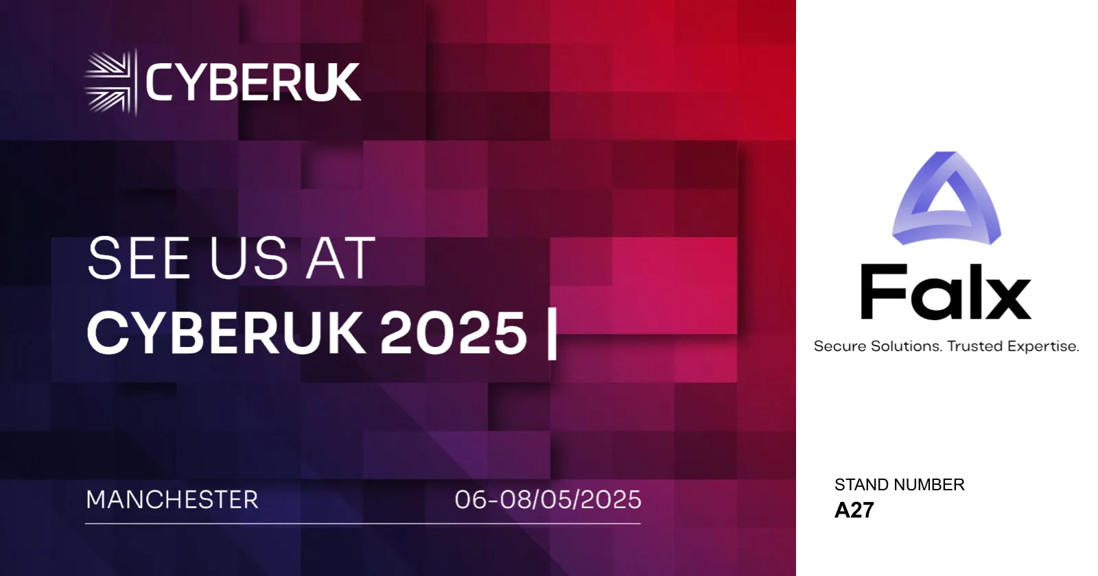 Cover for Falx to Attend CYBERUK 2025 in Manchester